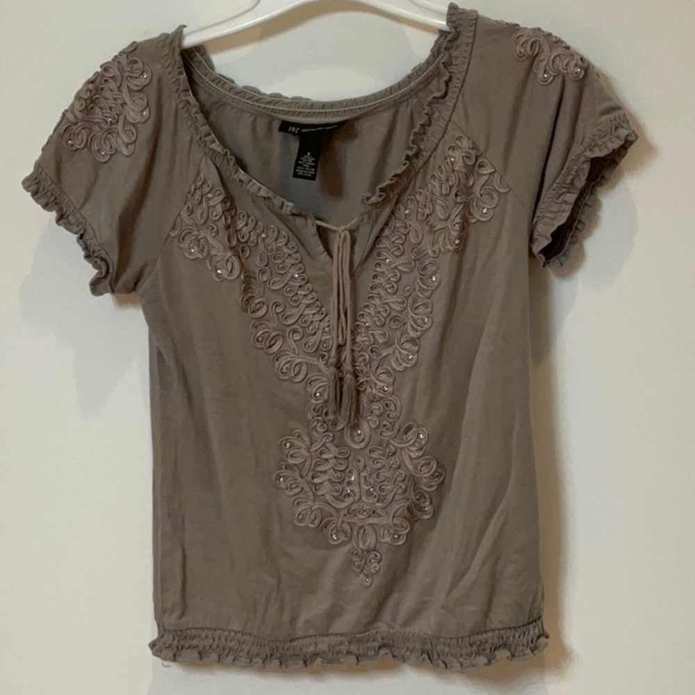 INC beaded top(3itemsfor$15)